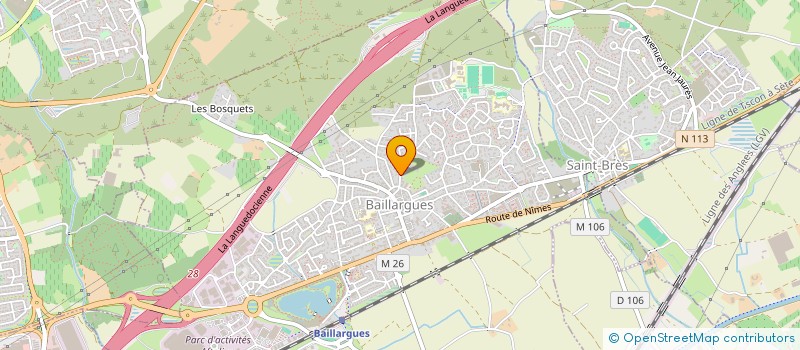 localisation de l'entreprise FB DEVELOPPEMENT à BAILLARGUES