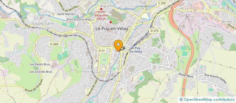 localisation de l'entreprise FB DISTIBUTION à LE PUY-EN-VELAY