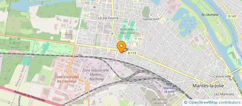 localisation de l'entreprise FB DISTRIBUTION  BUCHELAY