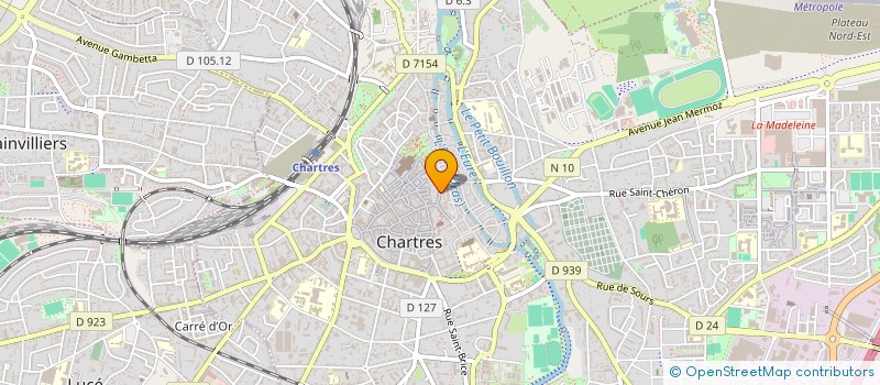 localisation de l'entreprise FB DISTRIBUTION à CHARTRES