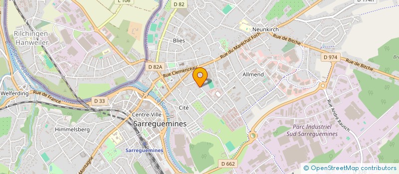 localisation de l'entreprise FB DISTRIBUTION à SARREGUEMINES