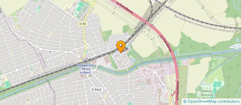 localisation de l'entreprise FB DRIVIN  VILLEPARISIS