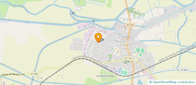 localisation de l'entreprise FB ENDUITS à MARANS