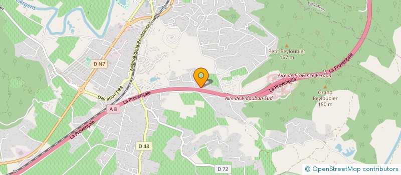 localisation de l'entreprise FB ENTRETIEN  VIDAUBAN