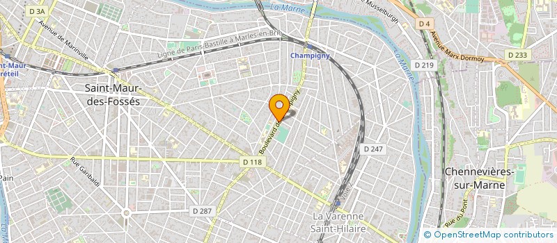 localisation de l'entreprise FB EXPERT à SAINT-MAUR-DES-FOSSES