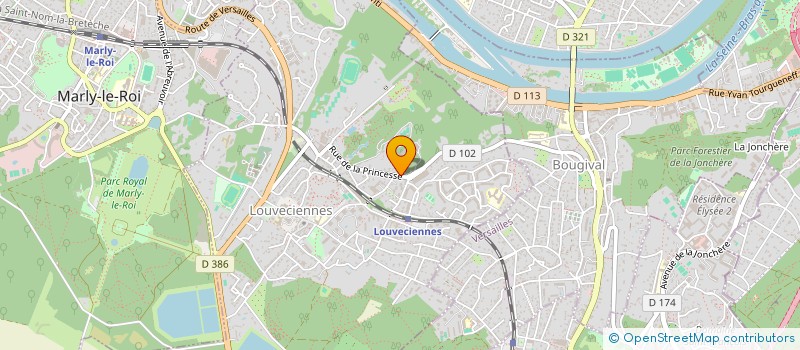 localisation de l'entreprise FB EXPERTIS  LOUVECIENNES