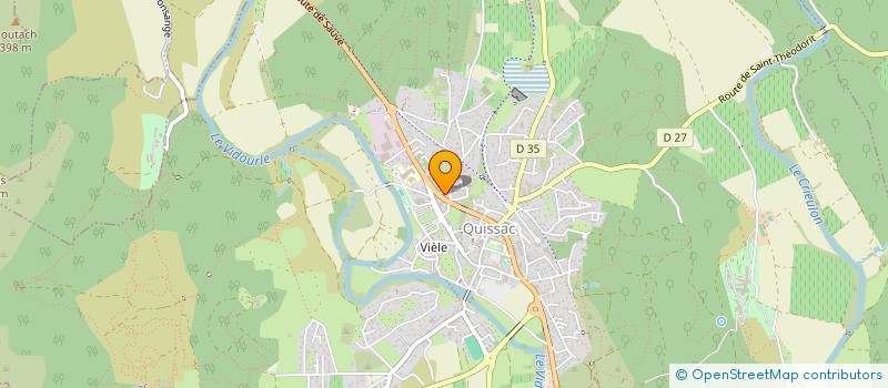 localisation de l'entreprise FB FERMETURES  QUISSAC