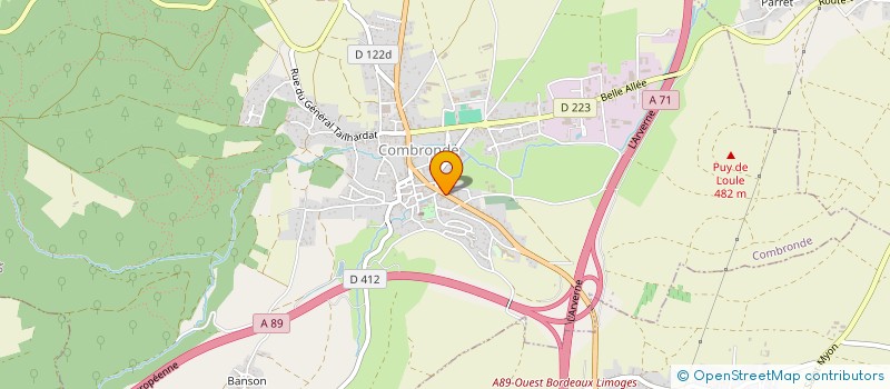 localisation de l'entreprise FB FERMETURES DU BATIMENT EN ABREGE FBFB à COMBRONDE