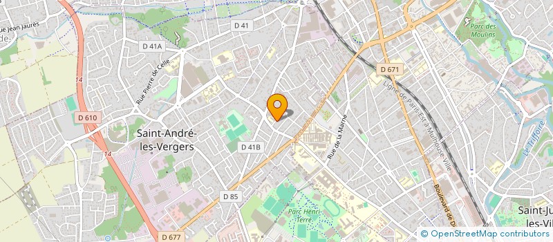 localisation de l'entreprise FB FILTRATION à SAINT-ANDRE-LES-VERGERS