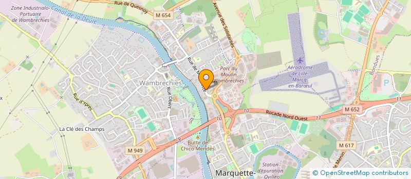 localisation de l'entreprise FB FINANCE à WAMBRECHIES