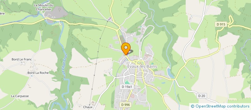 localisation de l'entreprise FB FINANCIERE  EVAUX-LES-BAINS