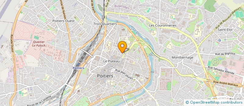 localisation de l'entreprise FB FORMATION ESTHETIQUE à POITIERS
