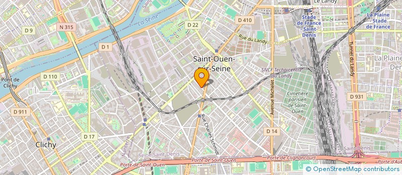localisation de l'entreprise FB FRANCE à SAINT-OUEN-SUR-SEINE