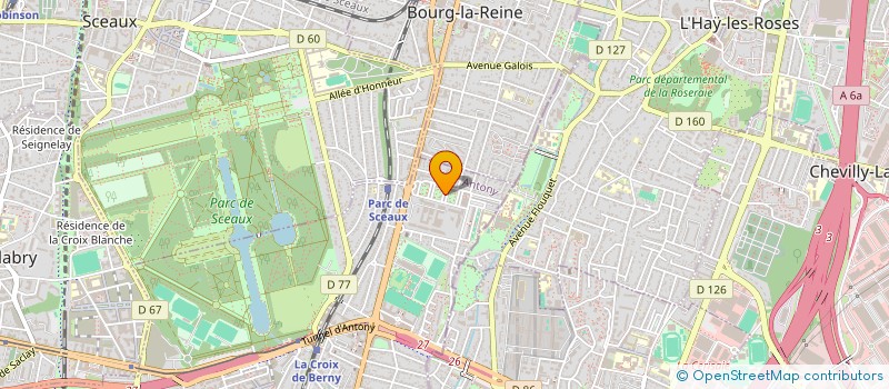 localisation de l'entreprise FB GEOMATICS à ANTONY