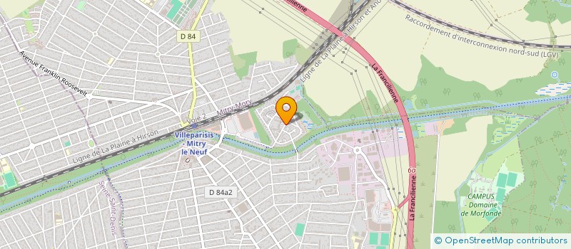 localisation de l'entreprise FB GESTION 77  VILLEPARISIS