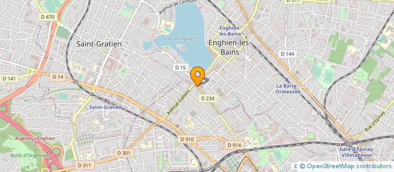 localisation de l'entreprise FB GESTION PRIVEE ET PROFESSIONNELLE  ENGHIEN-LES-BAINS