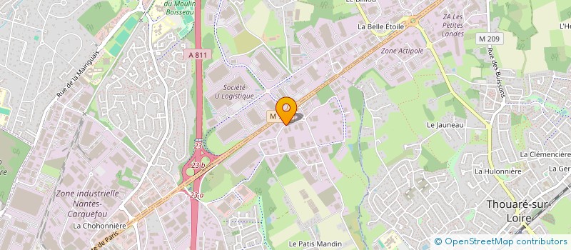 localisation de l'entreprise FB GROUPE  SAINTE-LUCE-SUR-LOIRE