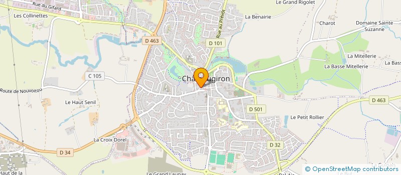 localisation de l'entreprise FB.H  CHATEAUGIRON