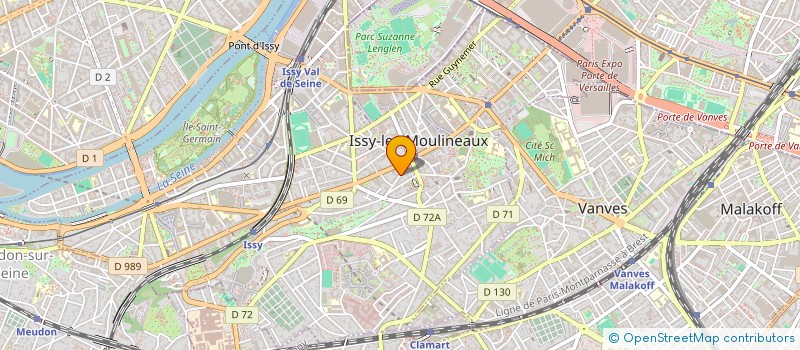 localisation de l'entreprise FB HOLDING à ISSY-LES-MOULINEAUX