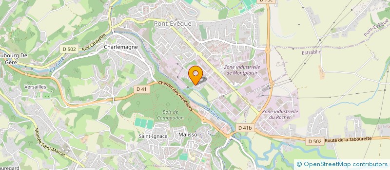 localisation de l'entreprise FB HOLDING  PONT-EVEQUE