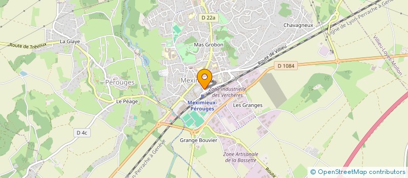 localisation de l'entreprise FB IMMO à MEXIMIEUX