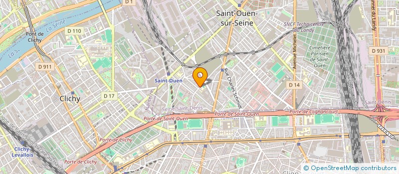 localisation de l'entreprise FB IMMO à SAINT-OUEN-SUR-SEINE