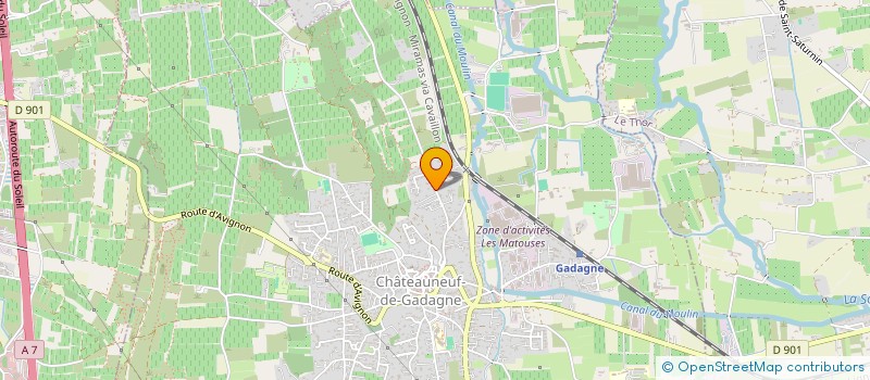 localisation de l'entreprise FB IMMO  CHATEAUNEUF-DE-GADAGNE