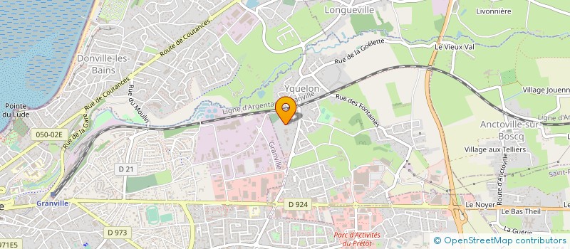 localisation de l'entreprise FB IMMO  YQUELON