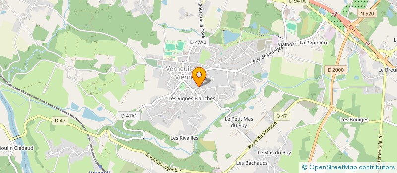 localisation de l'entreprise FB IMMO à LIMOGES