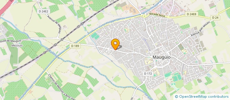 localisation de l'entreprise FB IMMO à MAUGUIO
