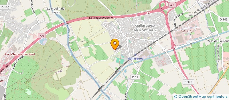 localisation de l'entreprise FB IMMO  GALLARGUES-LE-MONTUEUX