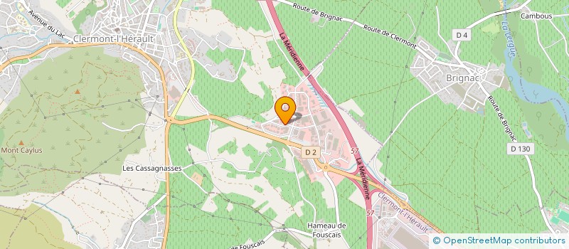 localisation de l'entreprise FB IMMO  CLERMONT-L'HERAULT