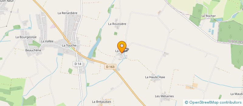 localisation de l'entreprise FB IMMO  ERBRAY