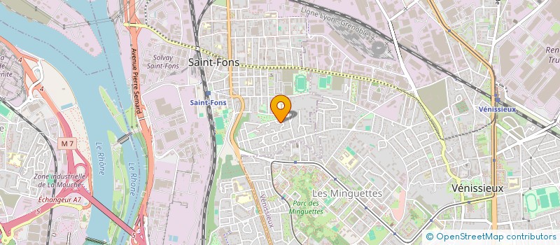 localisation de l'entreprise FB-IMMO  SAINT-FONS