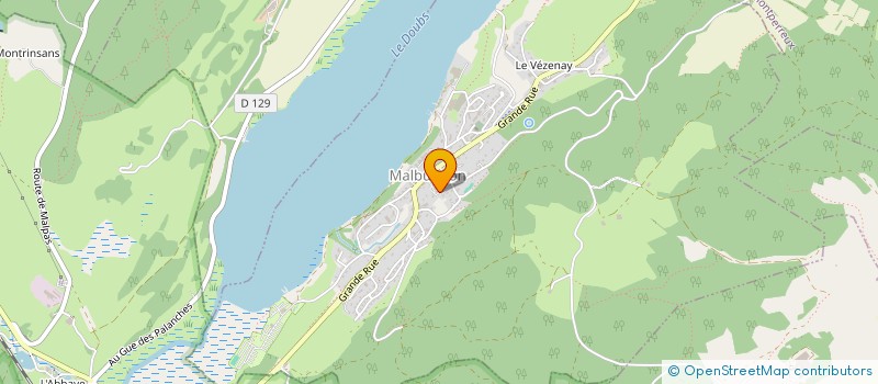 localisation de l'entreprise FB IMMOBILIER  VUILLECIN