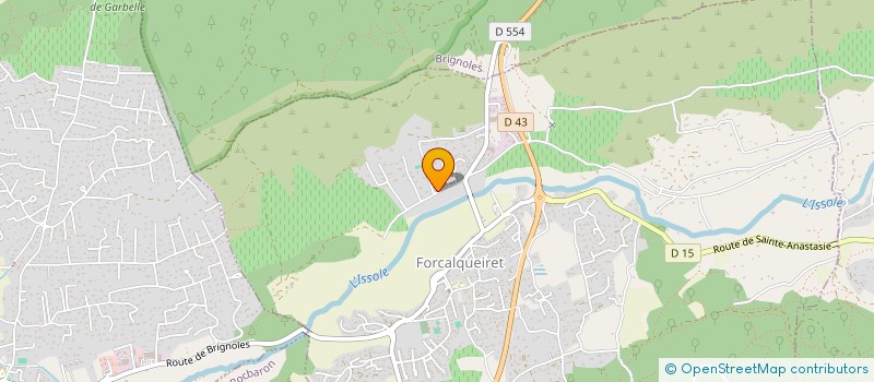 localisation de l'entreprise FB IMMOBILIER  FORCALQUEIRET