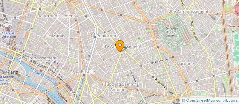 localisation de l'entreprise FB INGENIERIE ET COMMUNICATIONS  PARIS