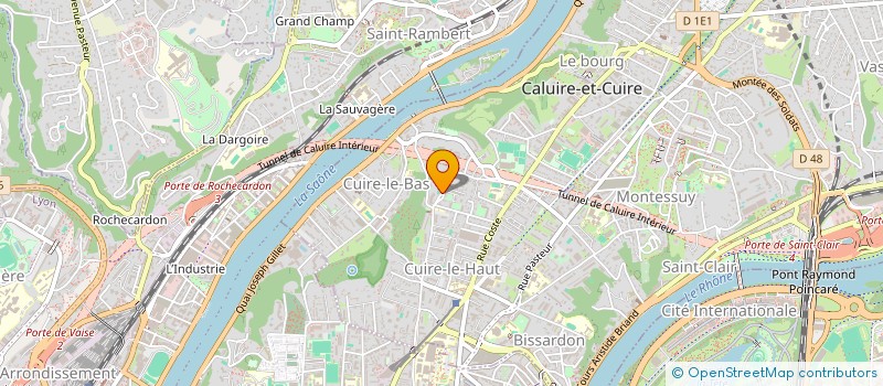 localisation de l'entreprise FB INTERNATIONAL à CALUIRE-ET-CUIRE