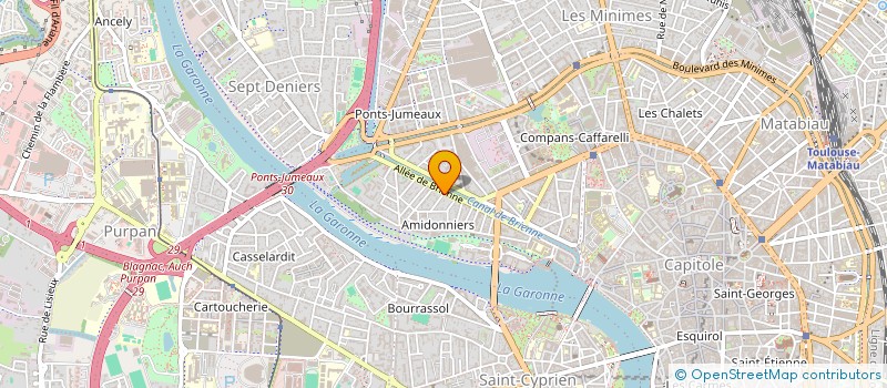 localisation de l'entreprise FB INVEST à TOULOUSE
