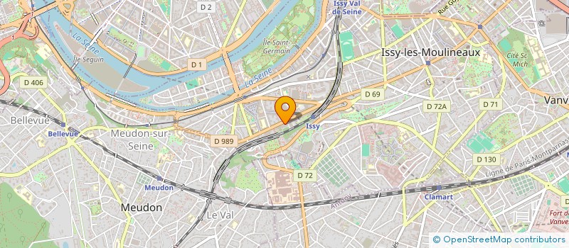 localisation de l'entreprise FB INVEST à ISSY-LES-MOULINEAUX