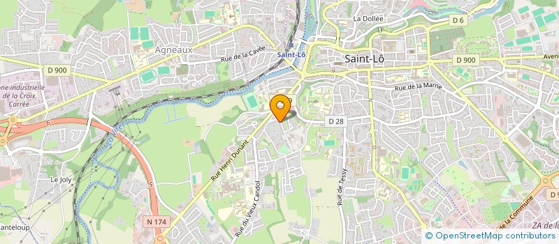 localisation de l'entreprise FB INVEST  SAINT-LO