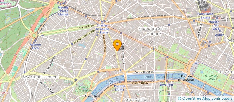 localisation de l'entreprise FB INVESTISSEMENT  PARIS