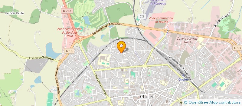 localisation de l'entreprise FB-IT à CHOLET