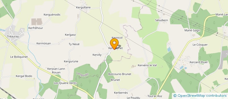 localisation de l'entreprise FB LIGHTS UP  LANGUIDIC