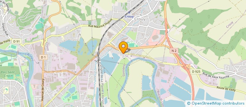 localisation de l'entreprise FB MAINTENANCE à SOISSONS