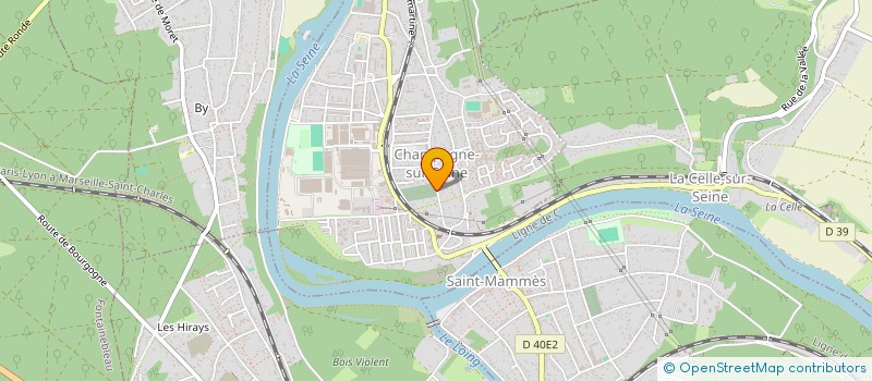 localisation de l'entreprise FB MARBRIER POMPES FUNEBRES à CHAMPAGNE-SUR-SEINE