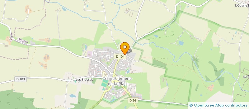 localisation de l'entreprise FB MAUVE à SAINT-CLEMENT-DE-LA-PLACE