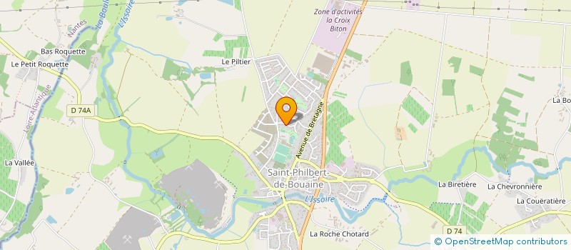localisation de l'entreprise FB MODULE à SAINT-PHILBERT-DE-BOUAINE