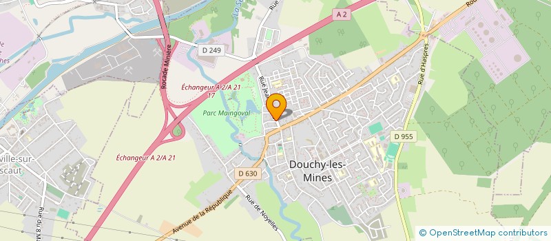 localisation de l'entreprise FB MOTORS à DOUCHY-LES-MINES
