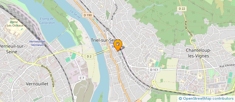 localisation de l'entreprise FB OPS CONSULTING  TRIEL-SUR-SEINE